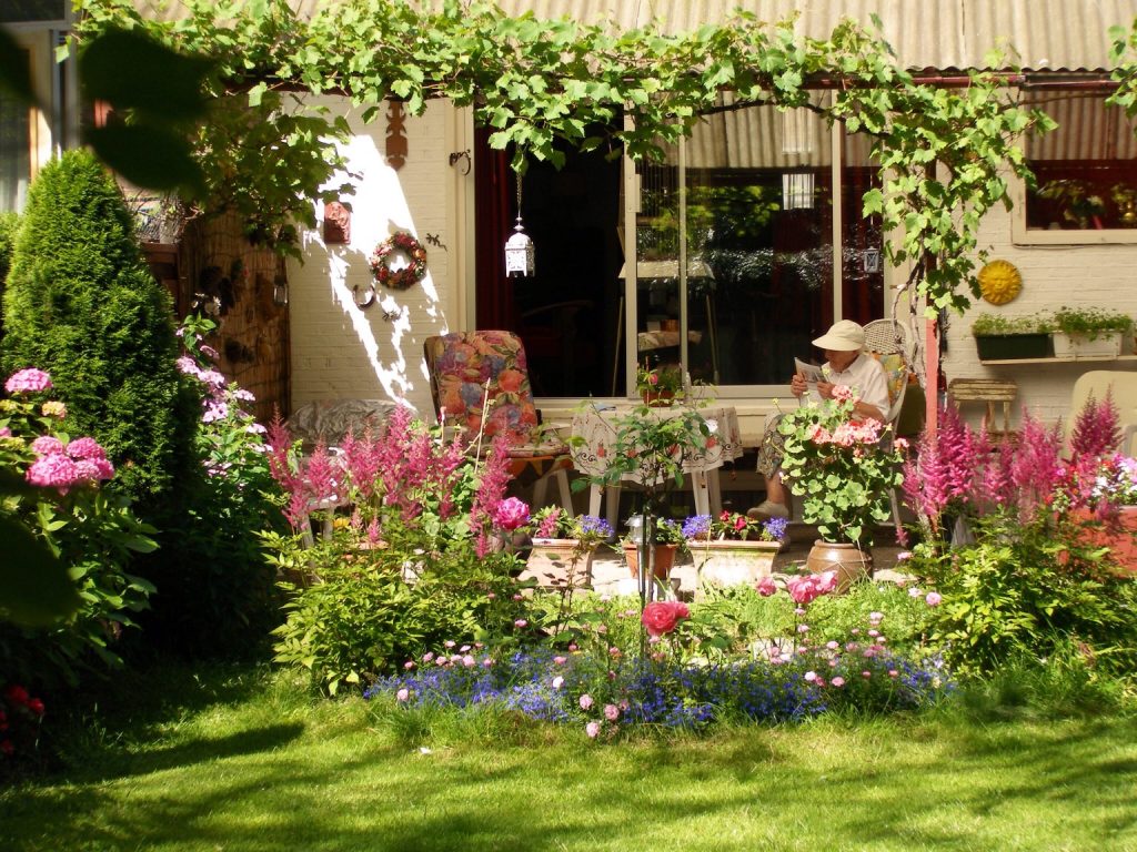 Jardin fleuri